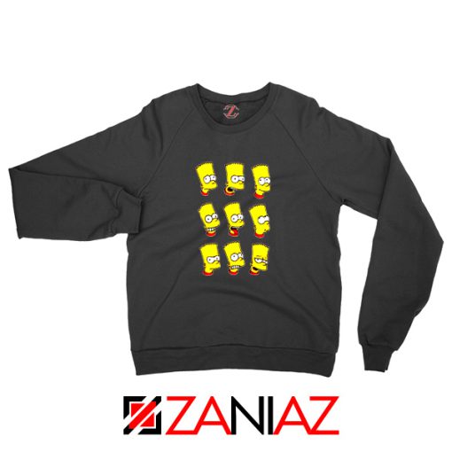 Bart Simpson Face Sweatshirt