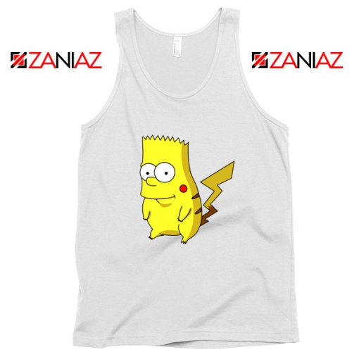 Bartachu Simpson White Tank Top