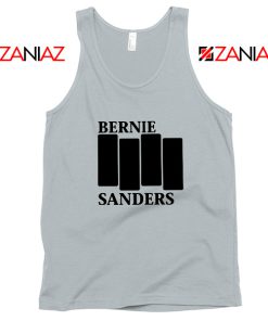 Bernie Sanders Black Flag Grey Tank Top