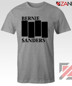 Bernie Sanders Black Flag Grey Tshirt