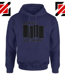 Bernie Sanders Black Flag Navy Hoodie