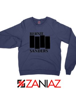 Bernie Sanders Black Flag Navy Sweatshirt