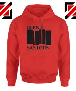 Bernie Sanders Black Flag Red Hoodie