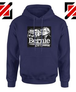 Bernie Sanders Communist Navy Hoodie