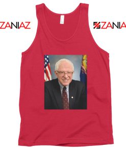 Bernie Sanders Senator Red Tank Top