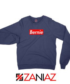 Bernie Parody Navy Sweater