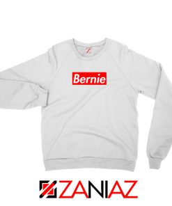 Bernie Parody White Sweater