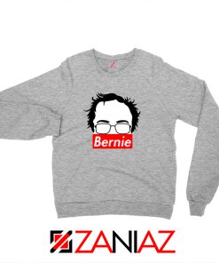 Bernie Silhouette Grey Sweatshirt