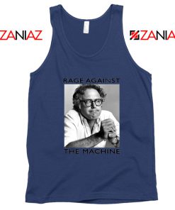 Bernies Rage Agaist The Machine Navy Tank Top