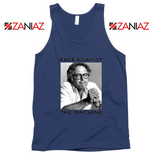 Bernies Rage Agaist The Machine Navy Tank Top