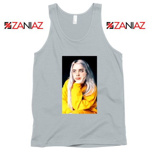 Billie Eilish 90s Vintage Grey Tank Top