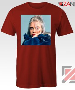 Billie Eilish Artist Red Tshirt