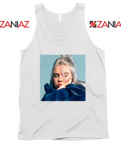 Billie Eilish Artist White Tank Top