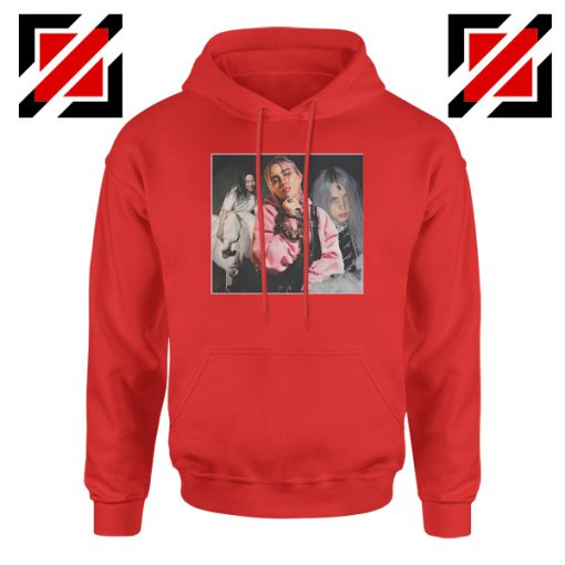 Billie Eilish Concert Tour Red Hoodie