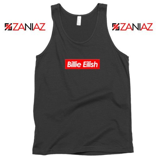 Billie Eilish Parody Black Tank Top