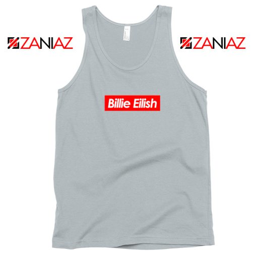 Billie Eilish Parody Grey Tank Top