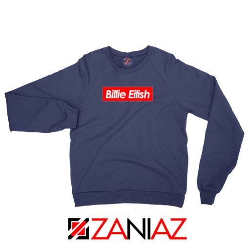 Billie Eilish Parody Navy Blue Sweater