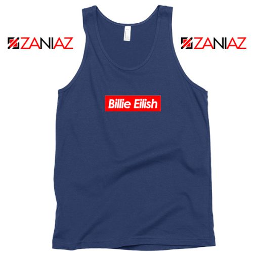 Billie Eilish Parody Navy Blue Tank Top