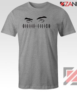 Billie Eilish Women Grey Tshirt