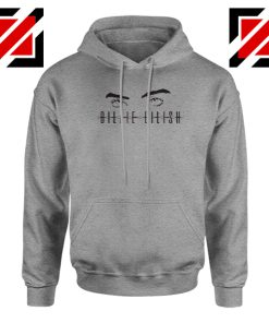 Billie Eilish Women Sport Grey Hoodie