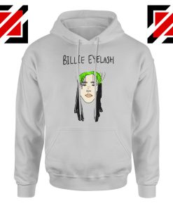 Billie Eyelash Grey Hoodie Songwriter