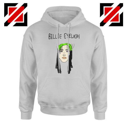 Billie Eyelash Grey Hoodie Songwriter