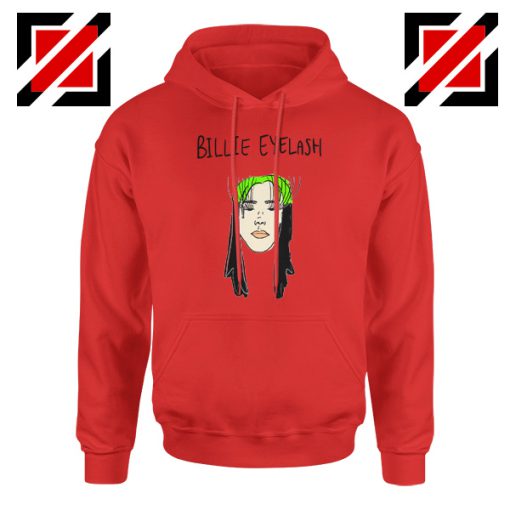 Billie Eyelash Red Hoodie Songwriter