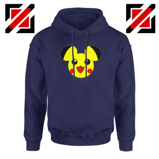 Pikachu Mickey Navy Blue Hoodie