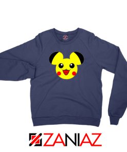 Buy Pikachu Mickey Navy Blue Sweater