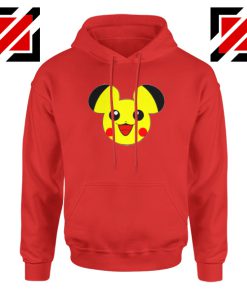 Pikachu Mickey Red Hoodie