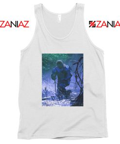 Circles Kneeling Post Malone White Tank Top