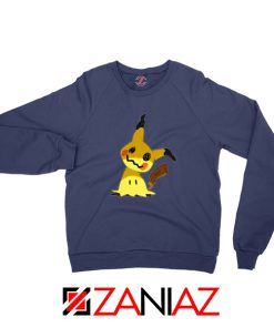 Cute Mimikyu Pikachu Navy Blue Sweater