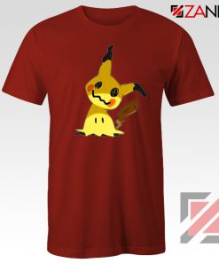 Cute Mimikyu Pikachu Red Tshirt