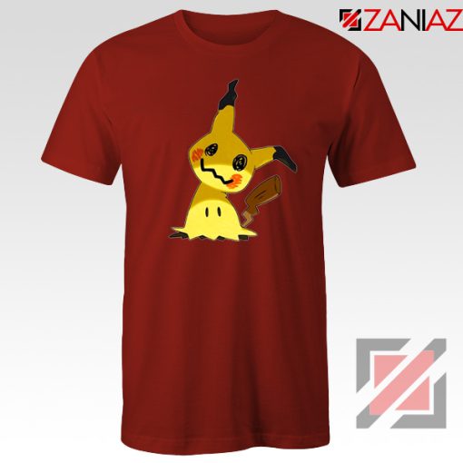 Cute Mimikyu Pikachu Red Tshirt