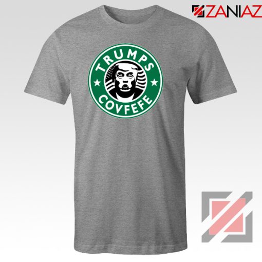 Donald Trump Starbucks Grey Tshirt