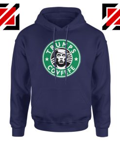 Donald Trump Starbucks Navy Hoodie