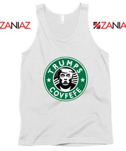 Donald Trump Starbucks White Tank Top