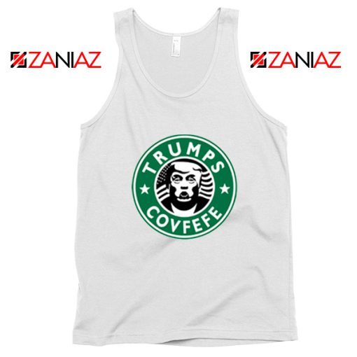 Donald Trump Starbucks White Tank Top