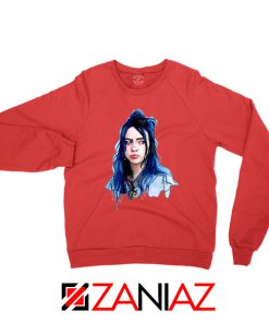 Eilish American Singer Red Sweatshirt