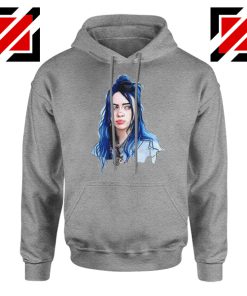 Eilish American Singer Sport Grey Hoodie