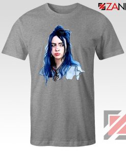 Eilish American Singer Sport Grey Tshirt