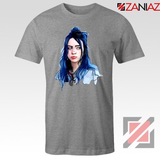 Eilish American Singer Sport Grey Tshirt