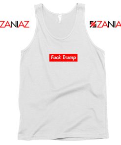 Fucktrump Funny White Tank Top