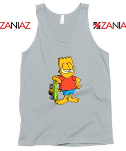 Garfield Simpson Grey Tank Top