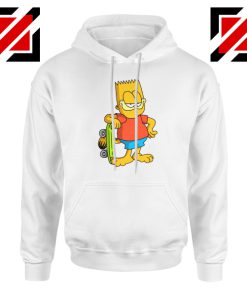 Garfield Simpson White Hoodie