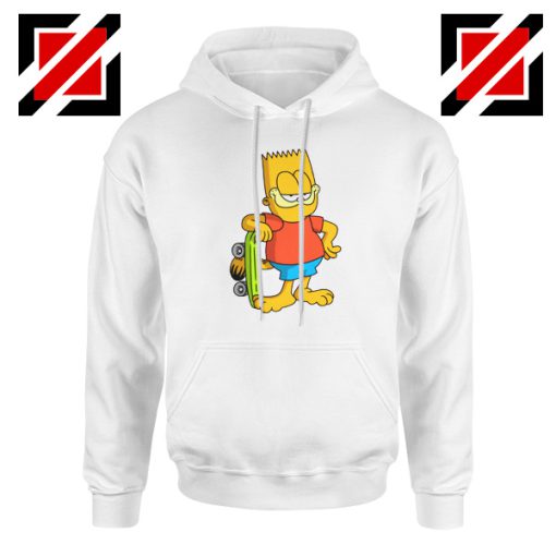 Garfield Simpson White Hoodie