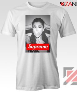 Graphic Ariana Grande Supreme White Tshirt