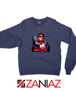 I ll Be Back Trumpinator 2020 Navy Sweater