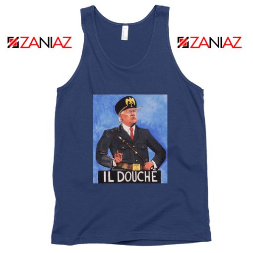 IL Douche Trump Navy Tank Top