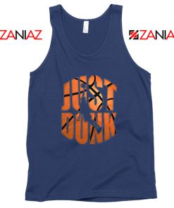 Just Dunk It Basketball Navy Blue Tank Top